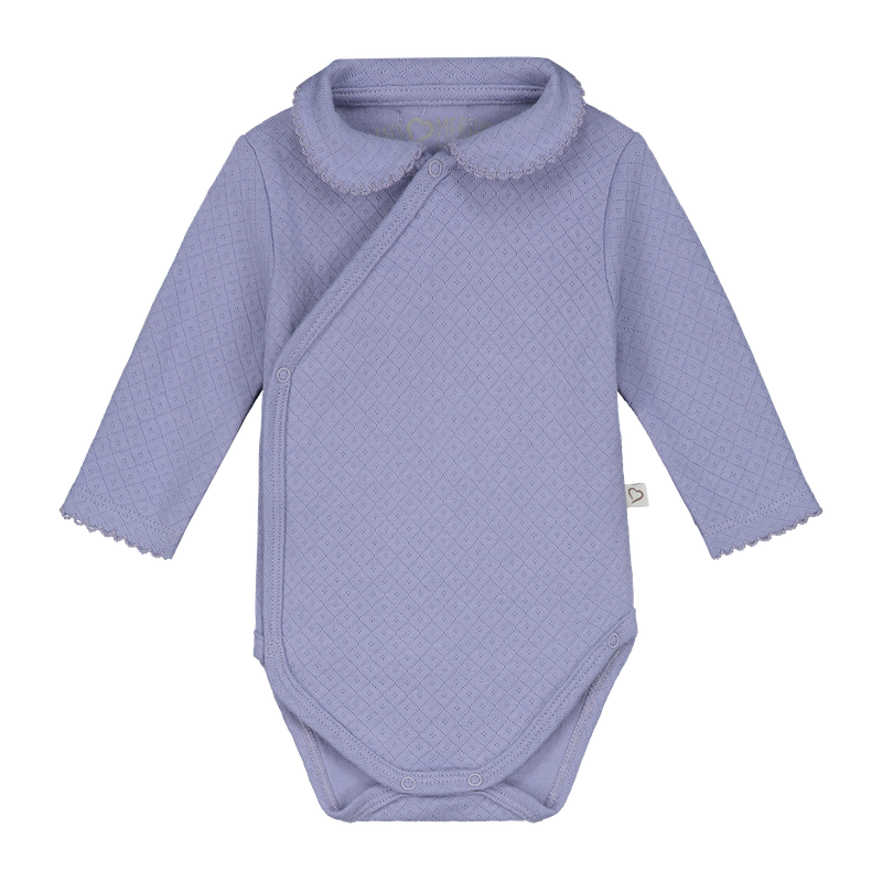 Romper Meisje Met Kraag Lange Mouw Charlotte Lilac