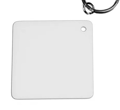LLAVERO PERSONALIZADO CUADRADO ORILLA CON RELIEVE