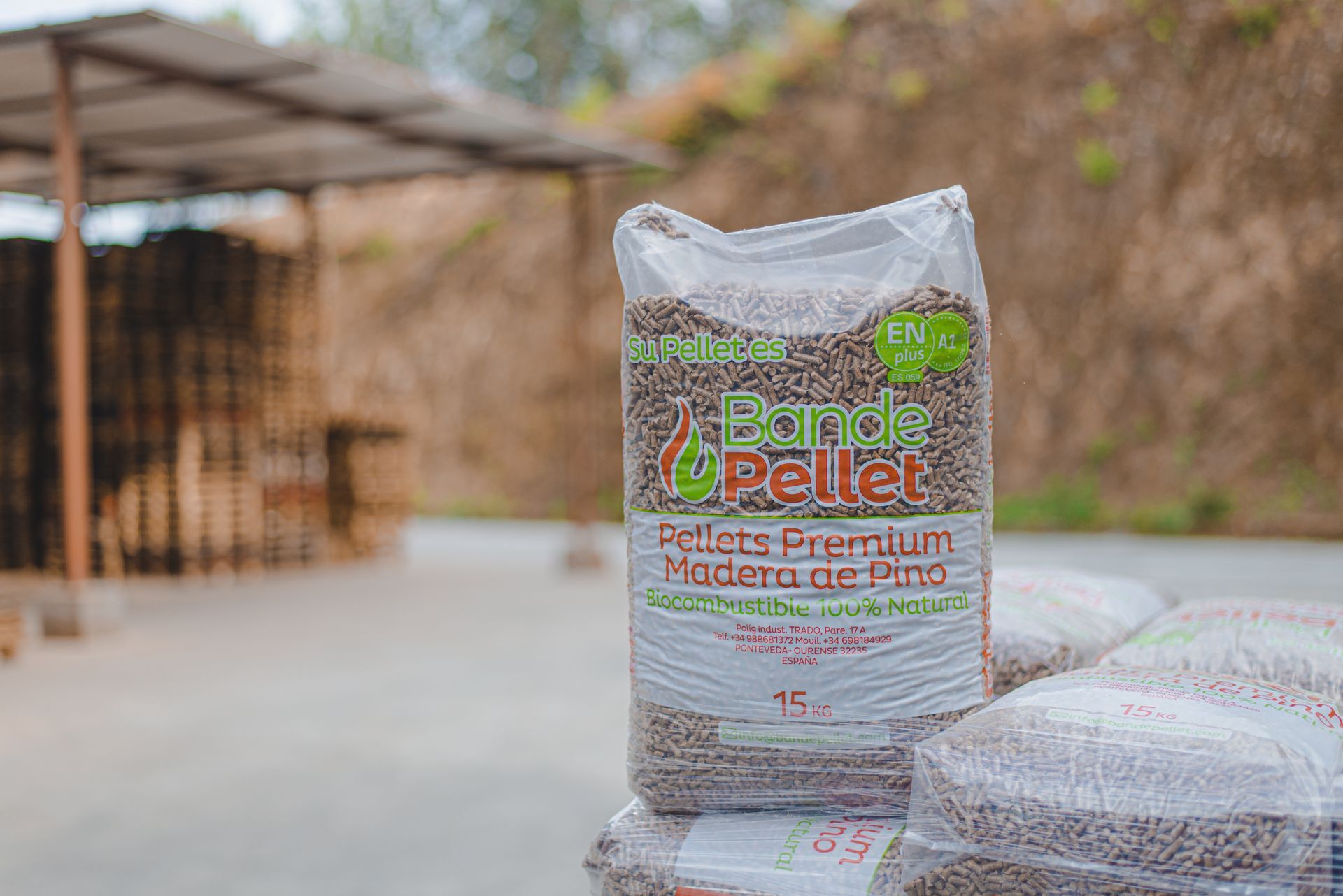 Palet BandePellet 77 sacos