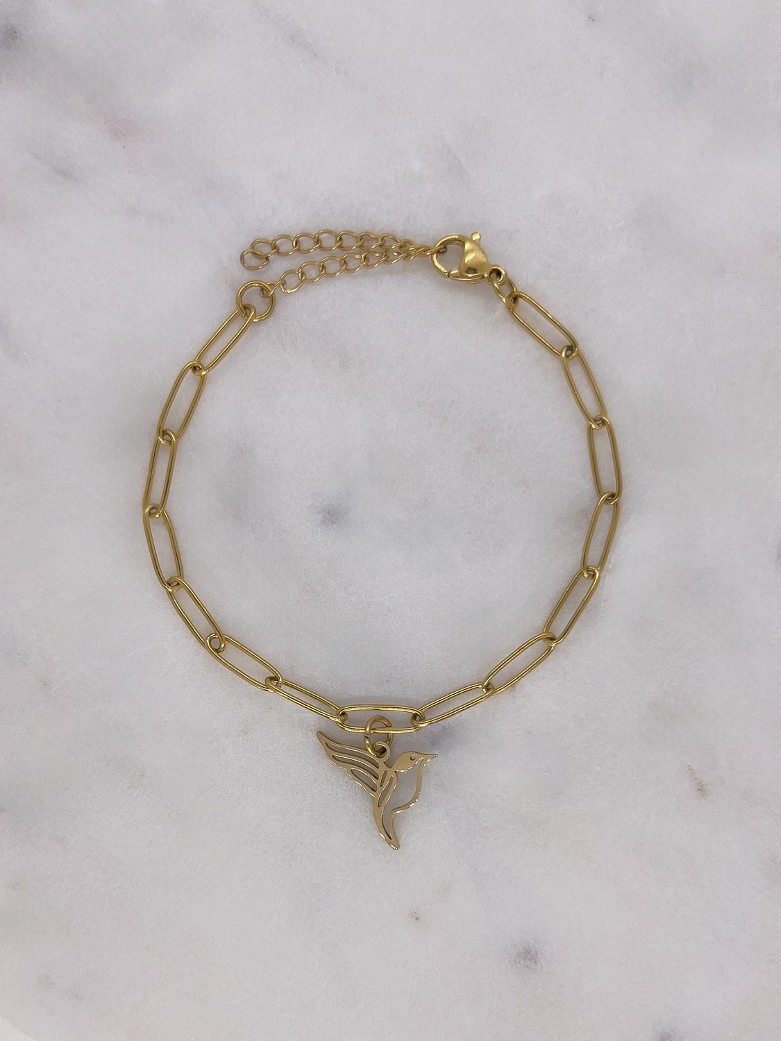 Hummingbird charm best sale bracelet