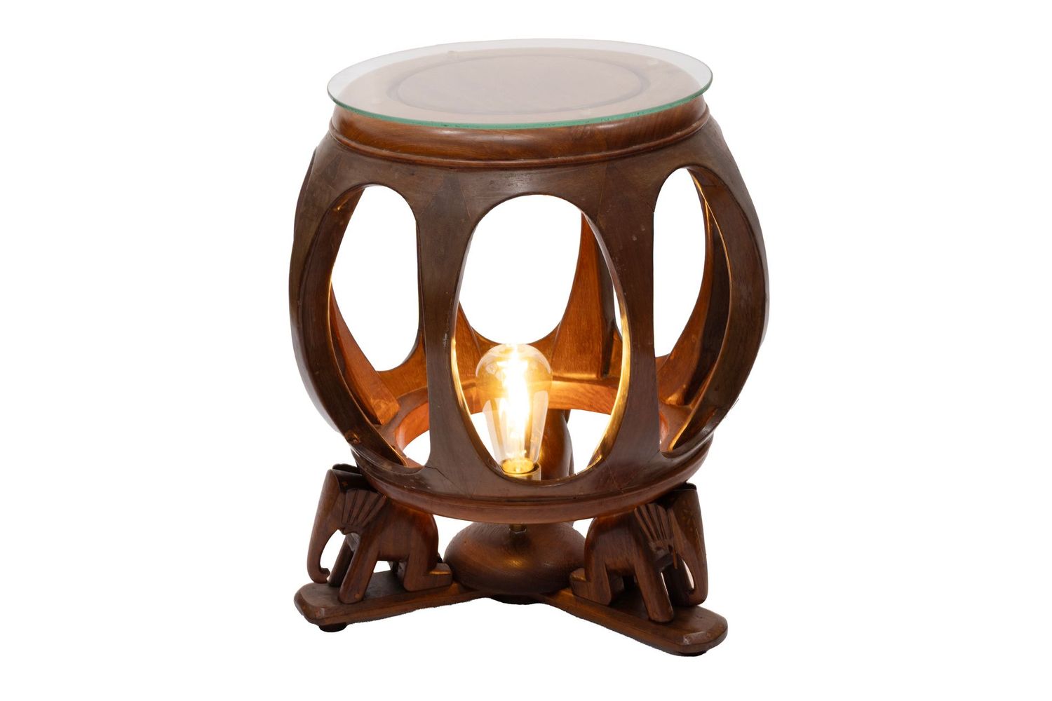 The Bohemia Planter / Occassional Table (Brown)