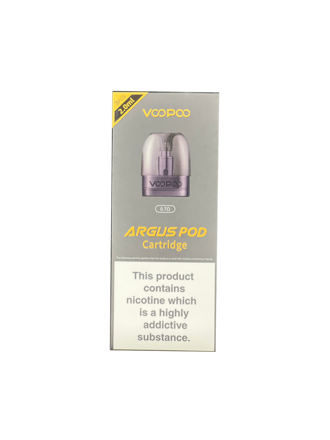Voopoo Argus pod cartridge 0.7Ω 2ml (3pcs)