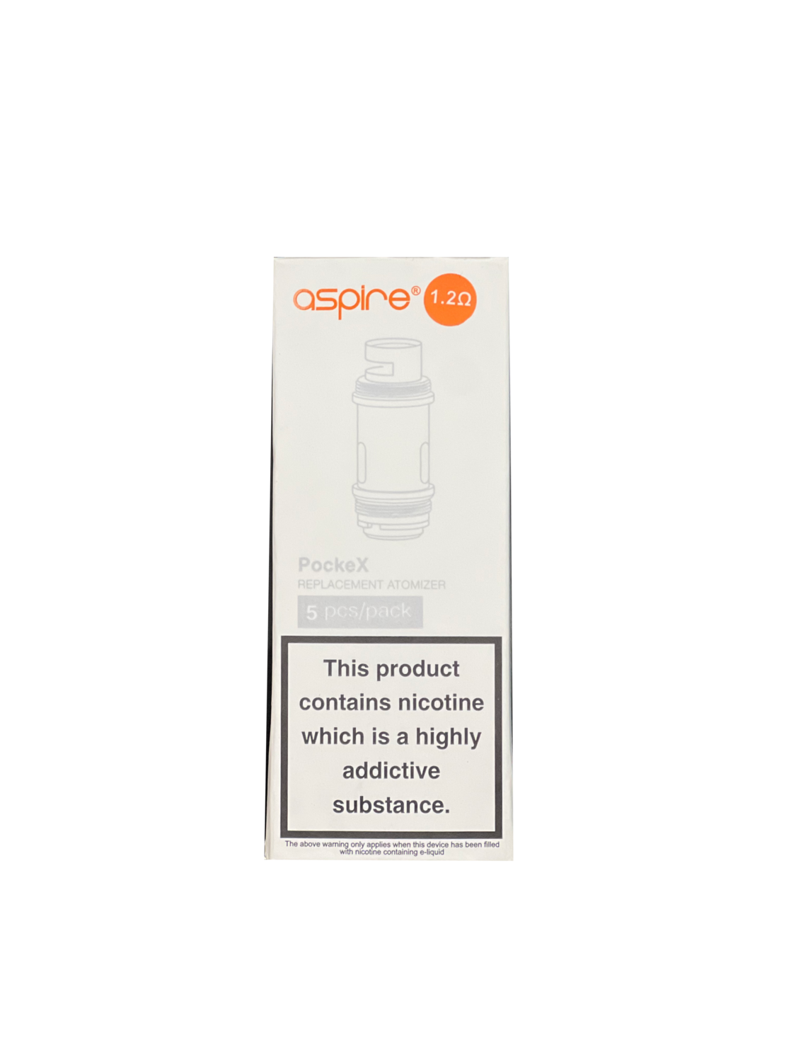 Aspire pockeX atomiser 1.2Ω (5pcs)