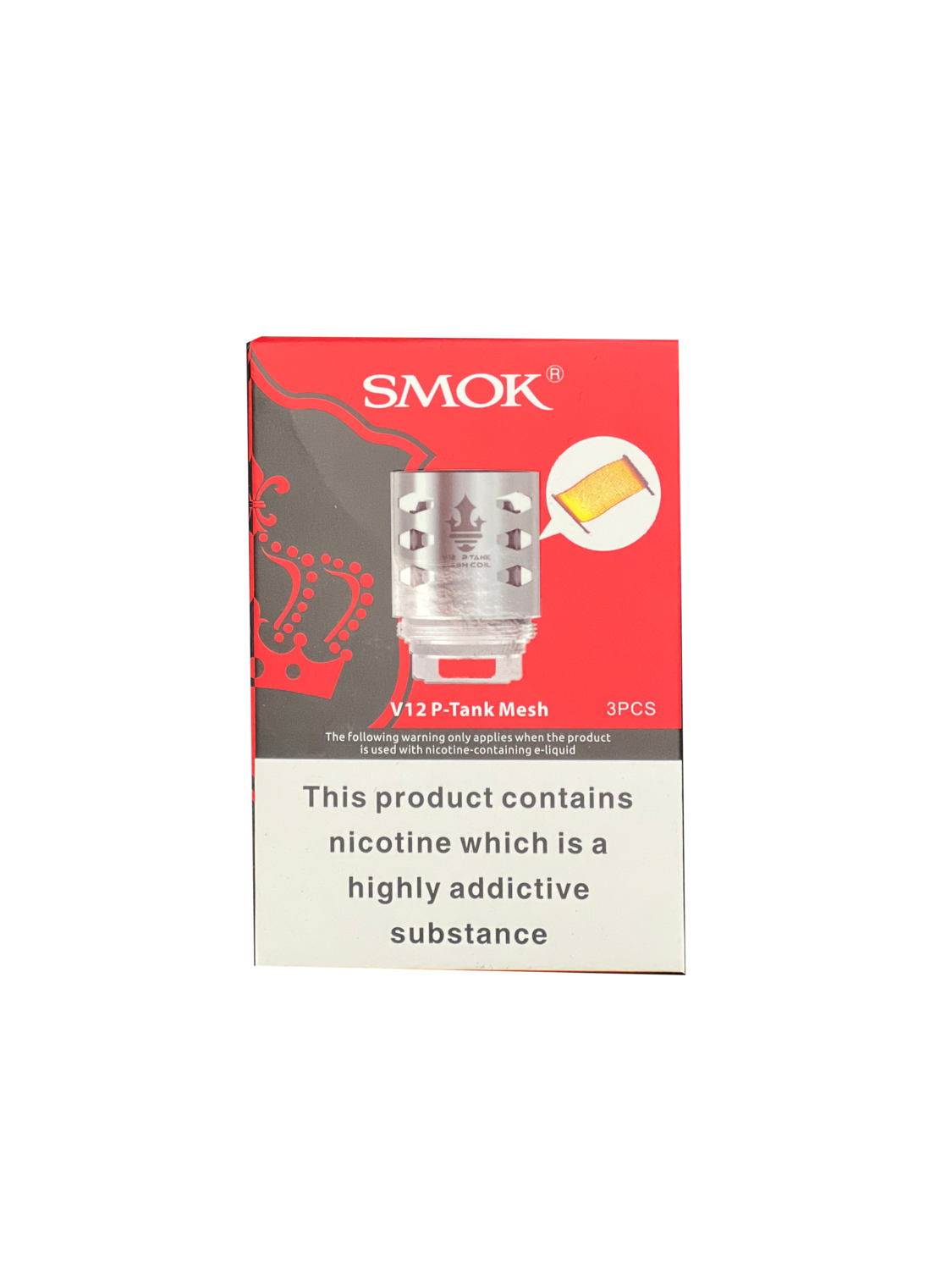 Smok v12 p tank mesh (3pcs)