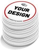 weatherproof stickers (custom )