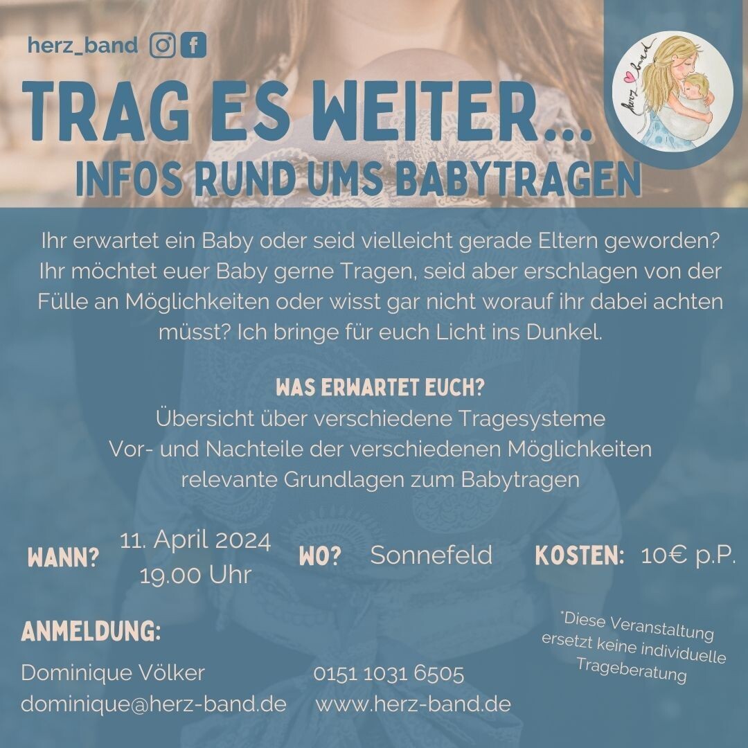 Trag es weiter