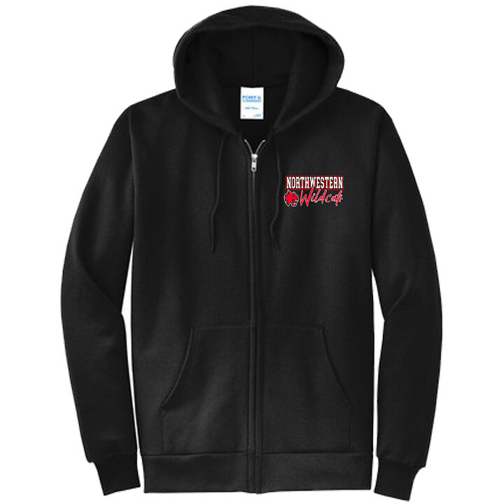 Northwestern Wildcats Full Zip Fleece