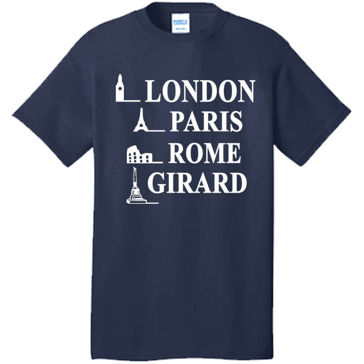 London Paris Rome Girard - Tee