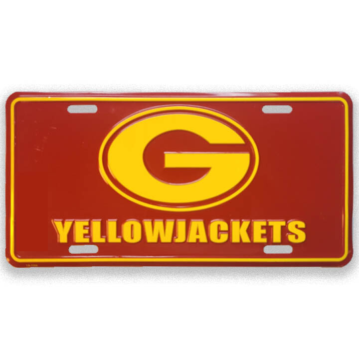 Yellowjackets License Plate - Metal
