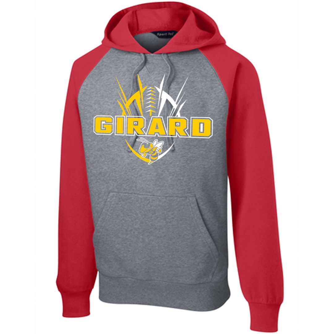 Girard Football - Colorblock Hoodie