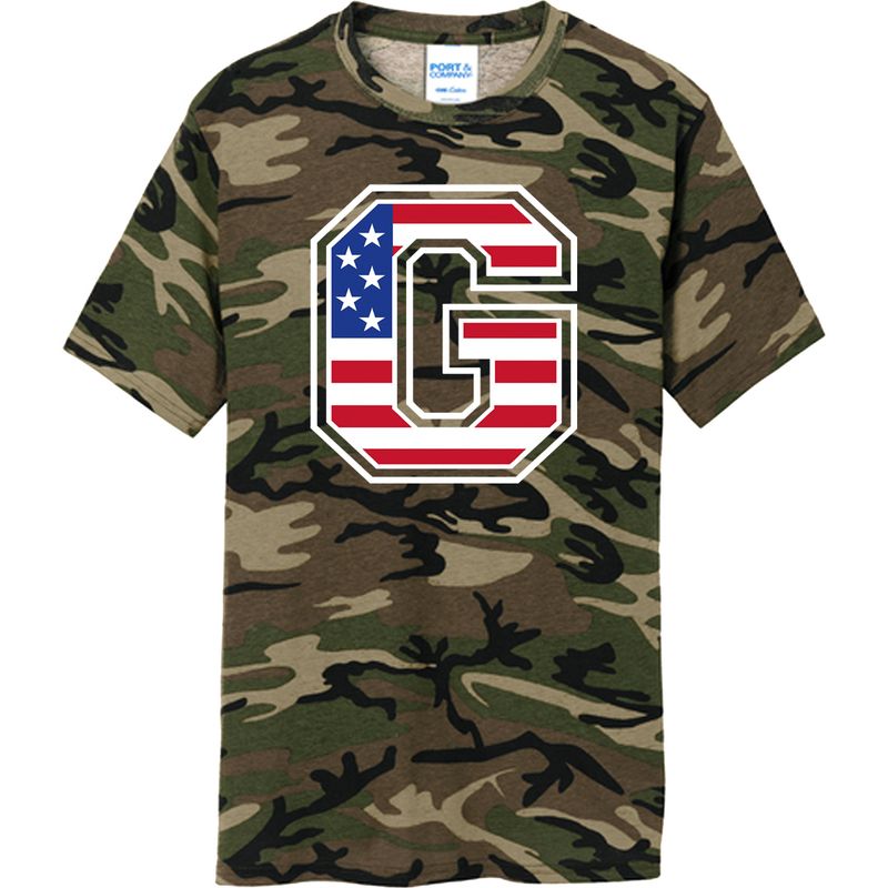 Girard American Flag Camo Tee