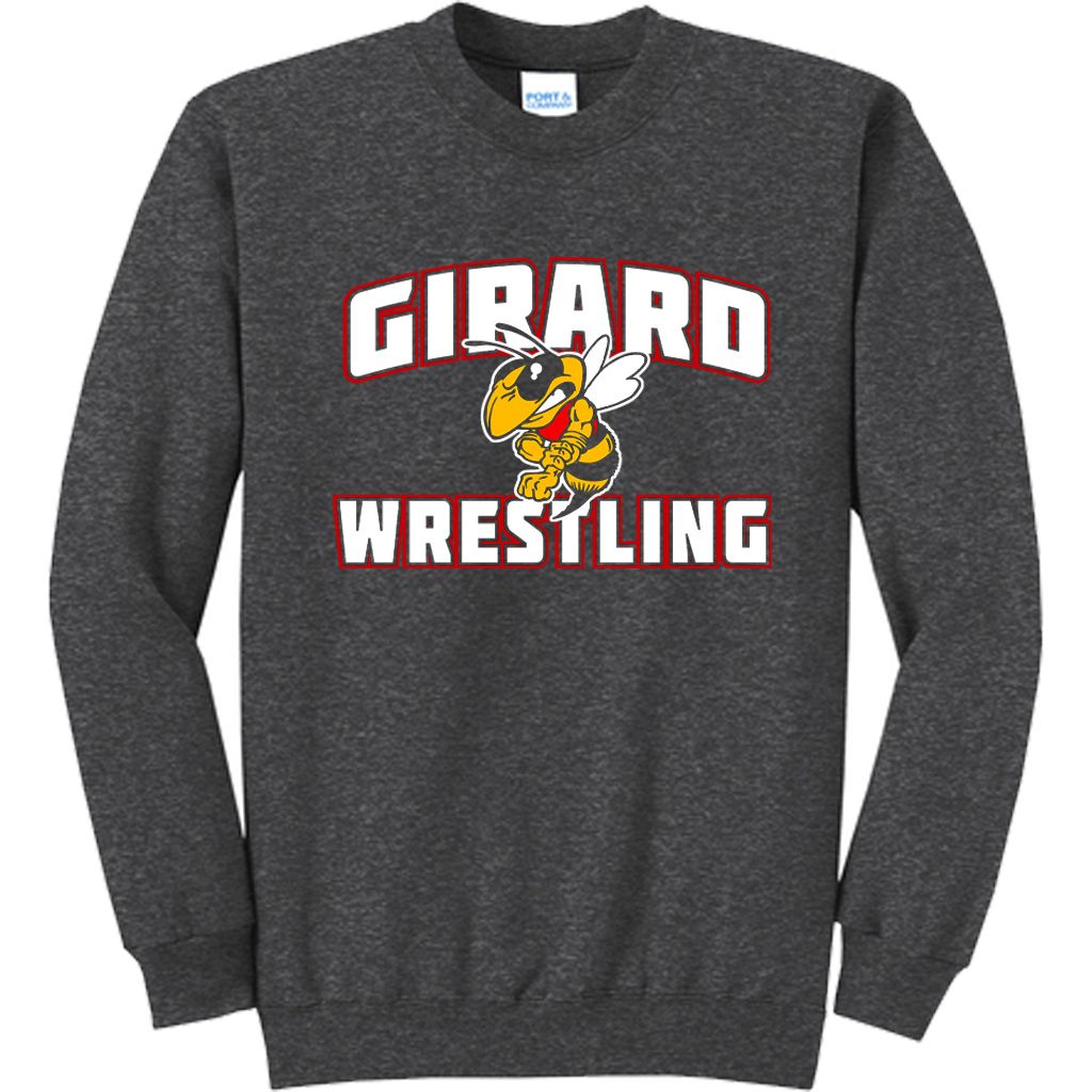 Girard Wrestling Fleece Crewneck Sweatshirt
