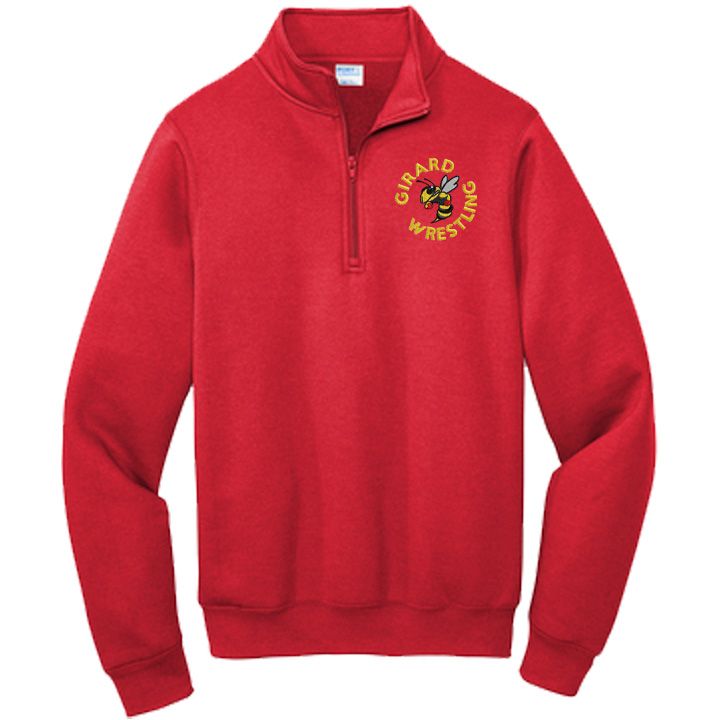 Girard Wrestling ¼ Zip Fleece (embroidered)