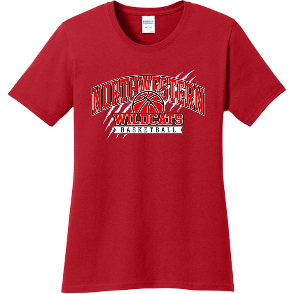 Northwestern Basketball Ladies Tshirt