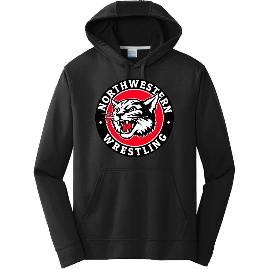 Northwestern Wrestling DriFit Hoodie