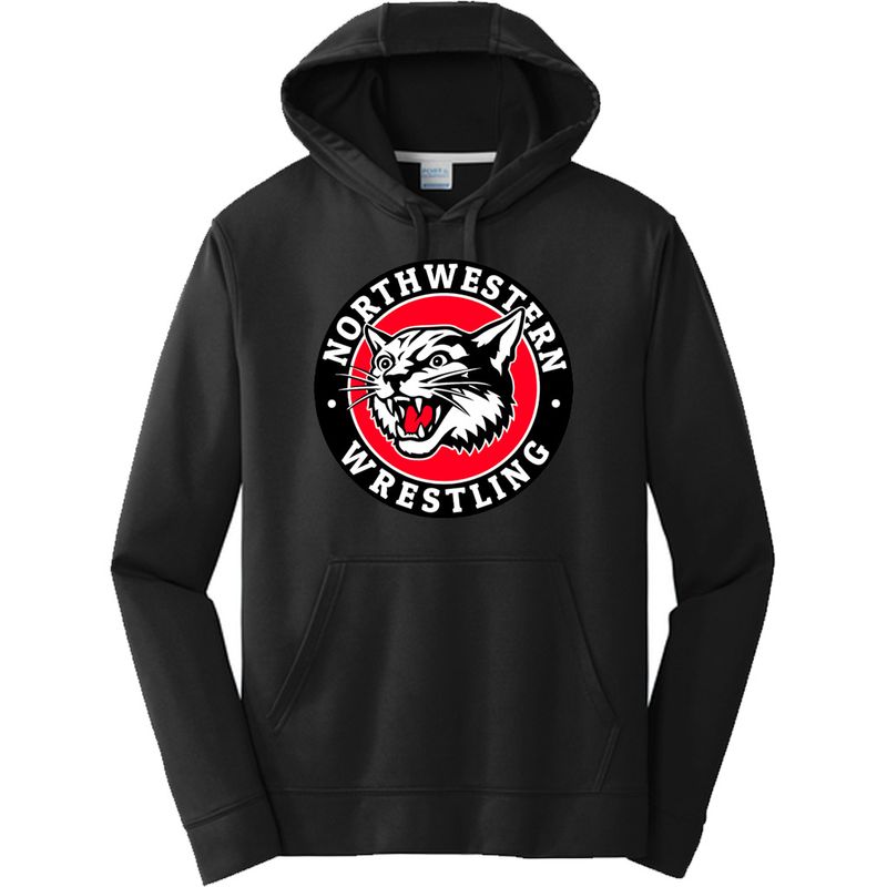 Northwestern Wrestling DriFit Hoodie