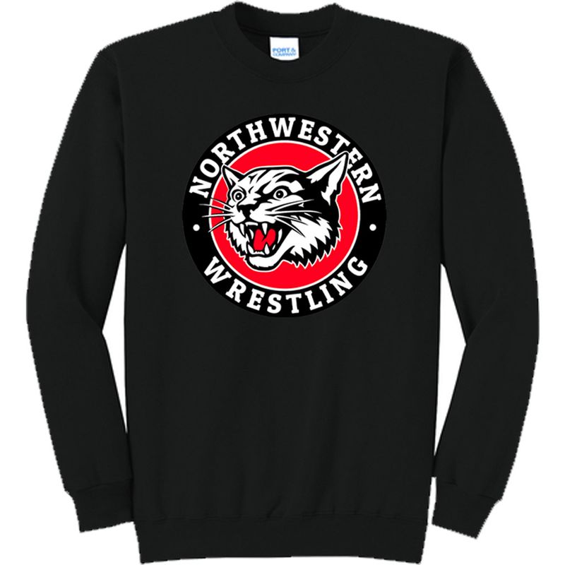Northwestern Wrestling Crewneck Fleece
