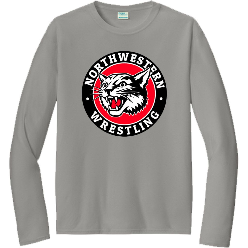Northwestern Wrestling Performance Longsleeve Tee