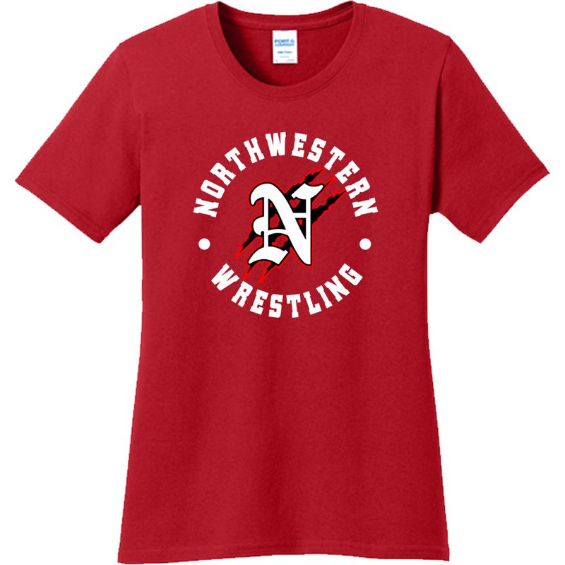 Northwestern Wrestling Ladies Tshirt