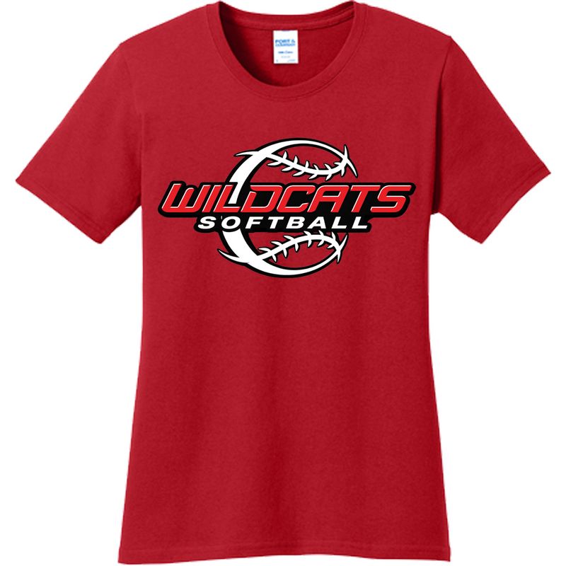 Wildcats Softball Ladies Tshirt