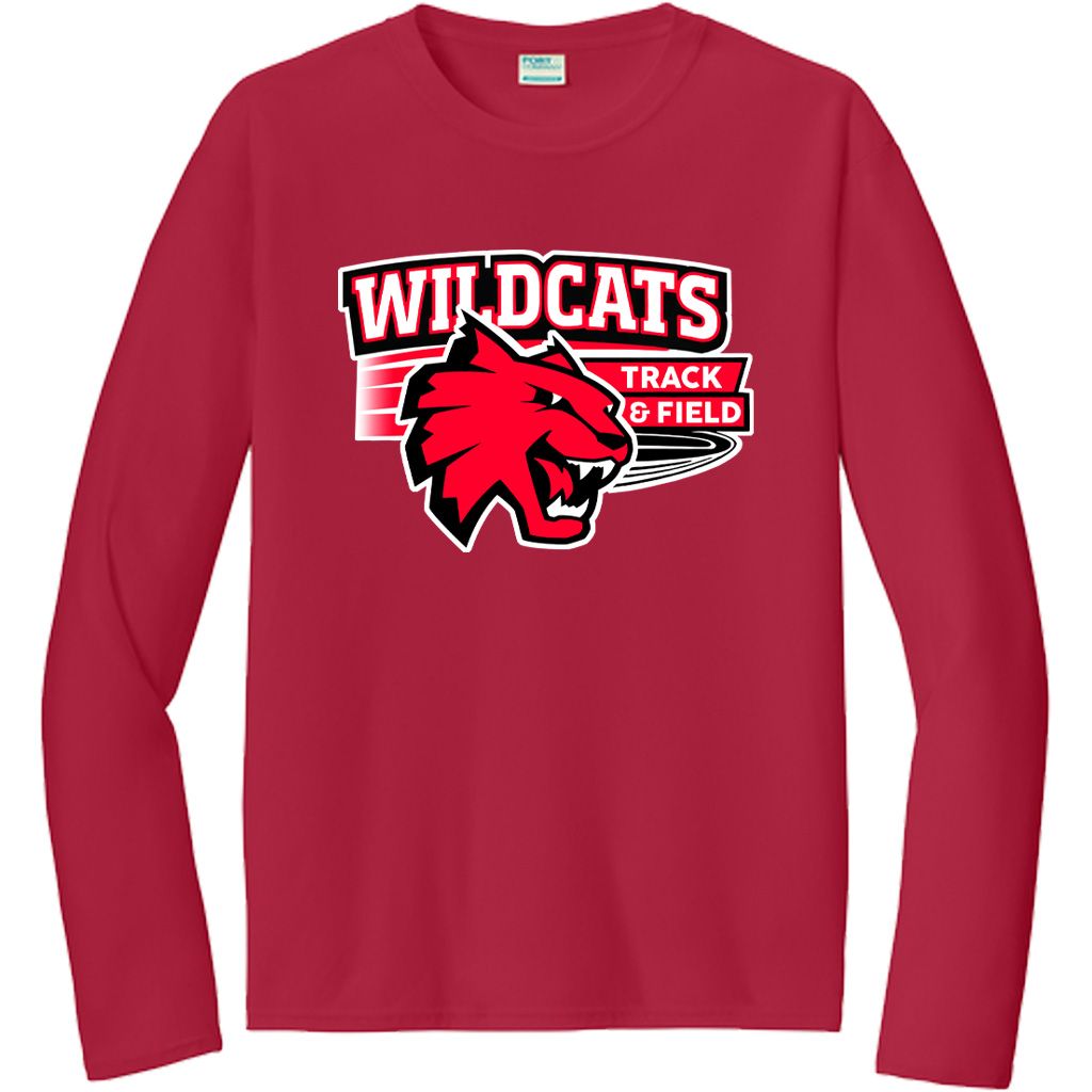 Northwestern Track &amp; Field Long Sleeve Performance Tee