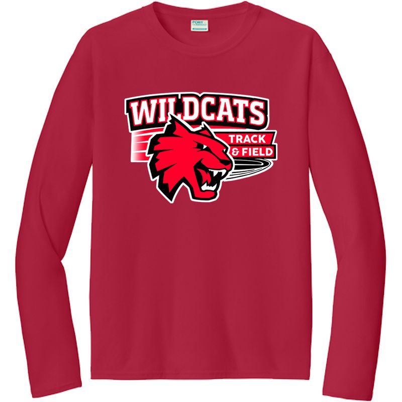 Northwestern Track &amp; Field Long Sleeve Performance Tee