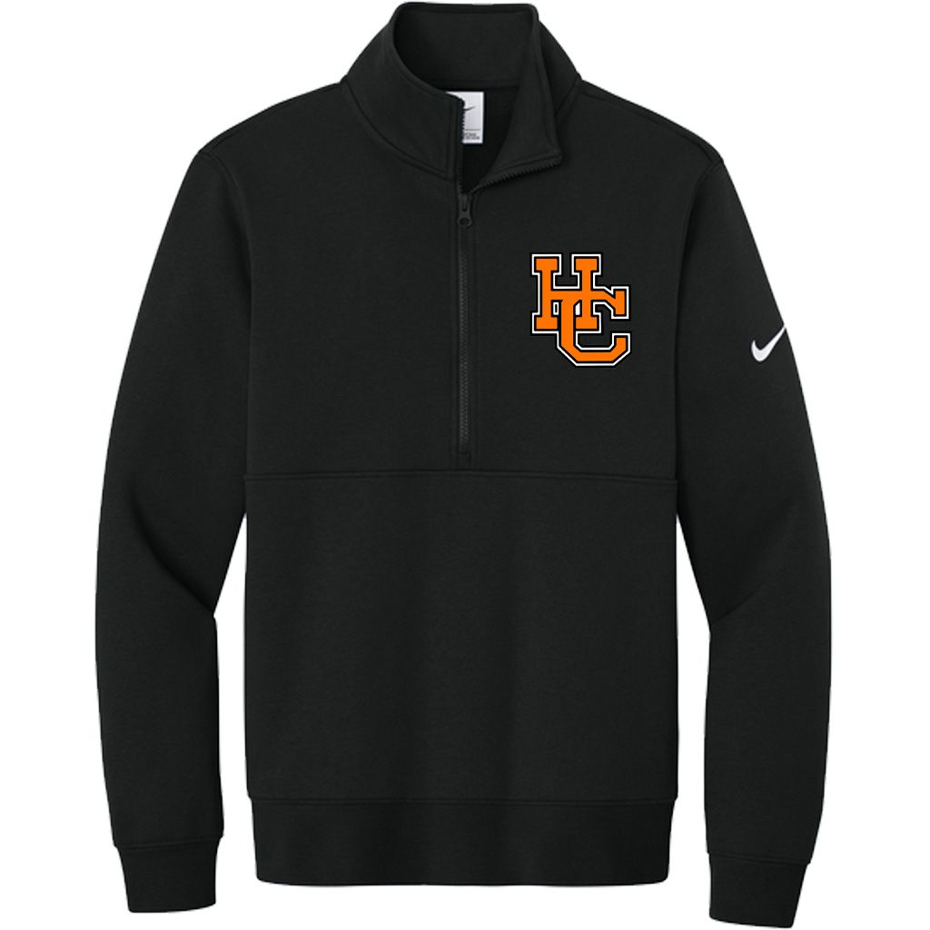 Huskie Soccer Embroidered Nike Club Fleece 1/2-Zip