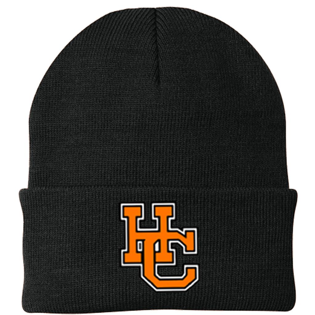 Huskie Soccer Embroidered Cuffed Beanie