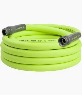 Flexzilla Garden Hose 5/8 in. x 25 ft, Heavy Duty, Lightweight, Drinking Water Safe, ZillaGreen
