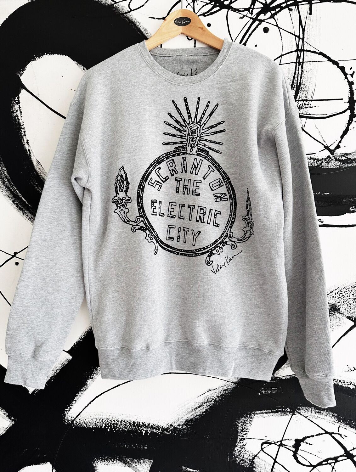 Electric City Grey Fleece Sweatshirt