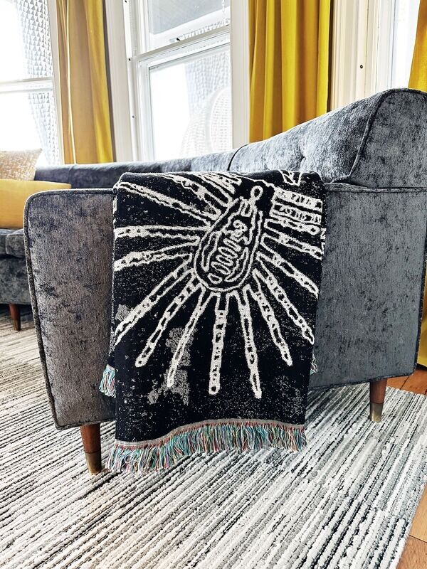 Electric City Square Blanket