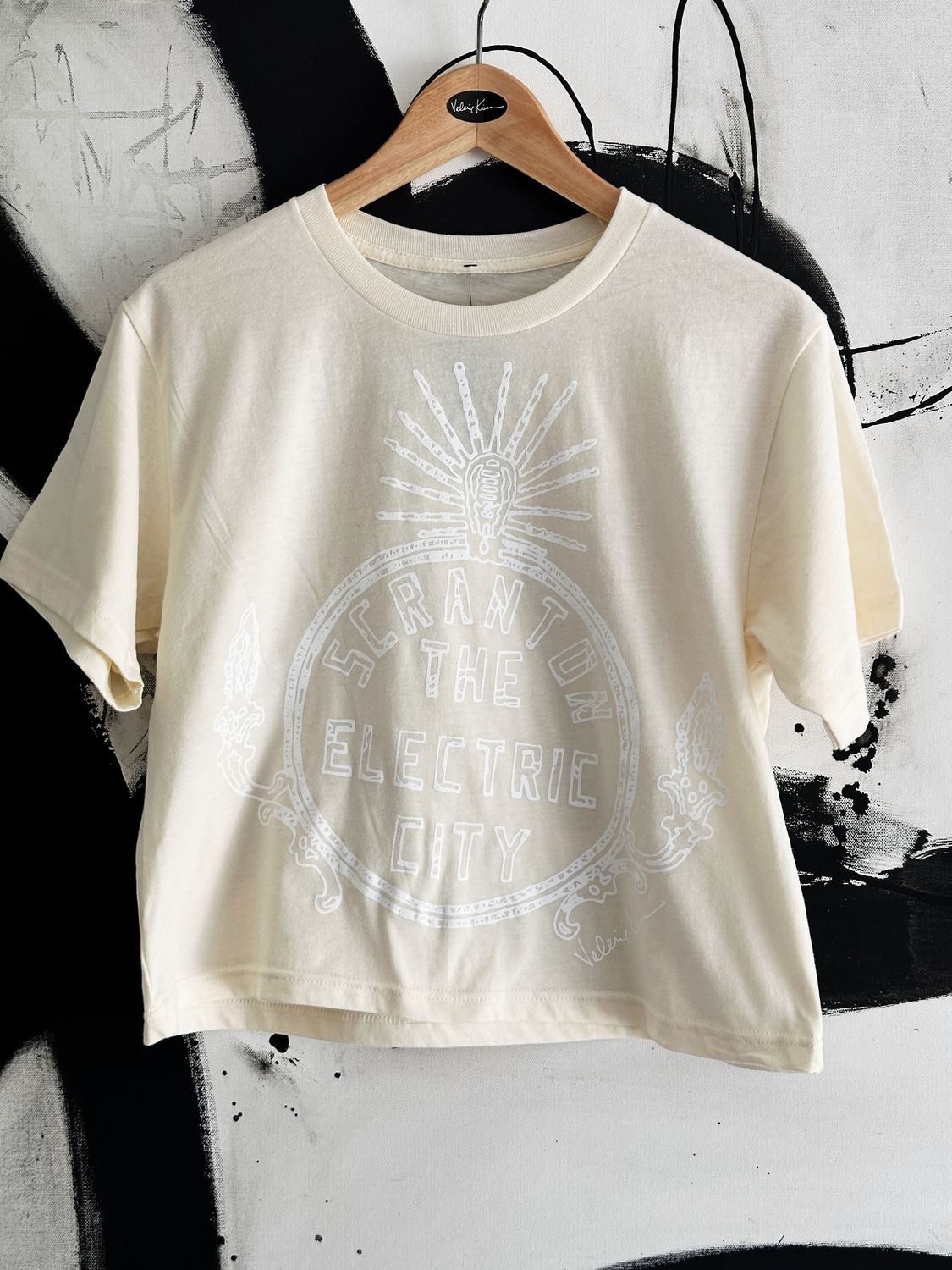 Electric City Scranton Cream Summer T-shirt