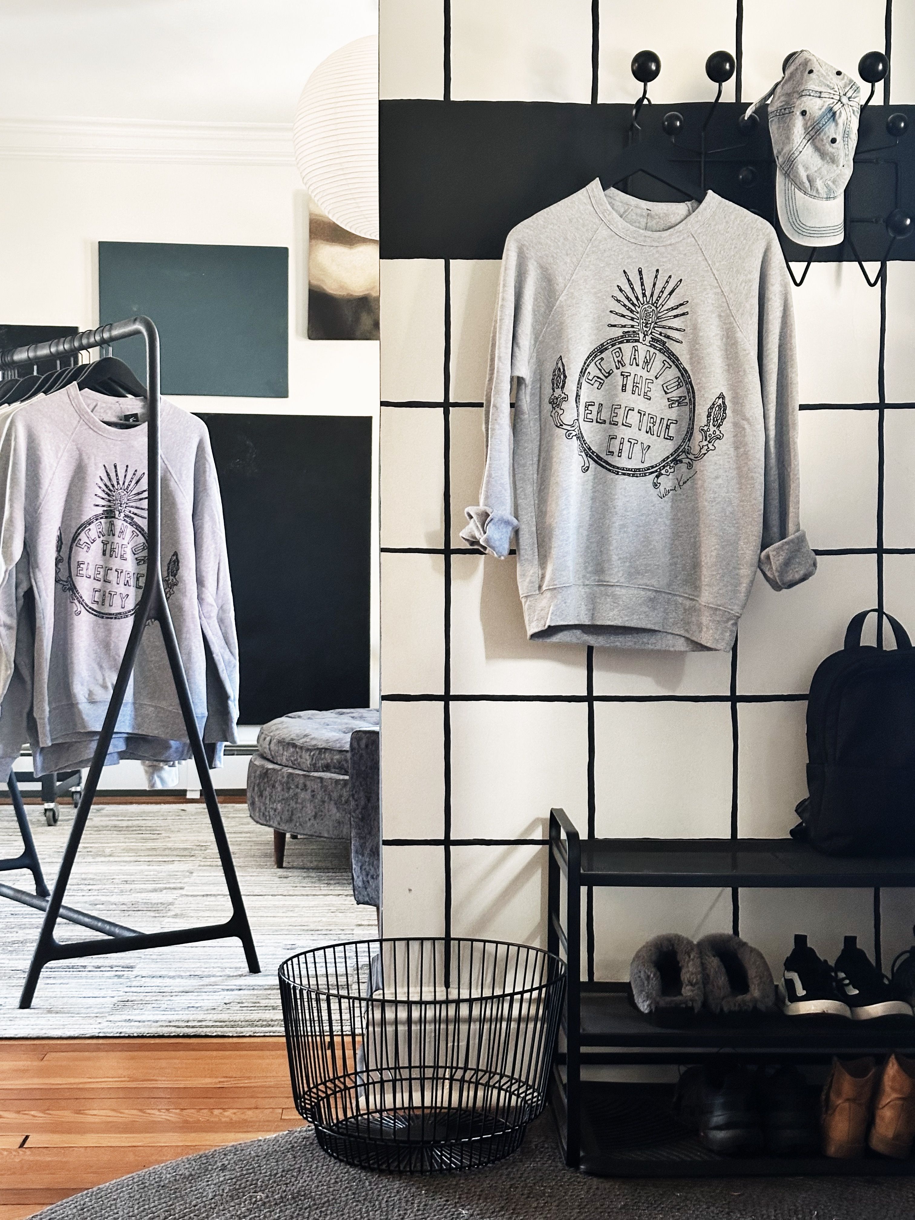 Electric City Grey Fleece Sweatshirt