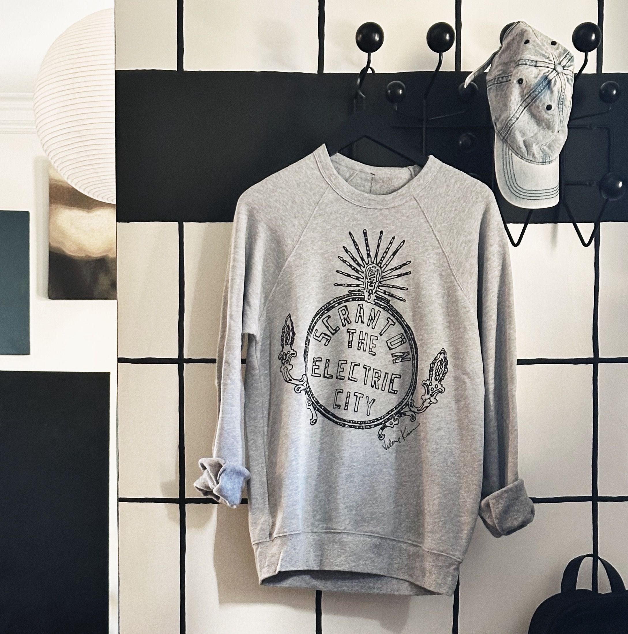 Electric City Grey Fleece Sweatshirt