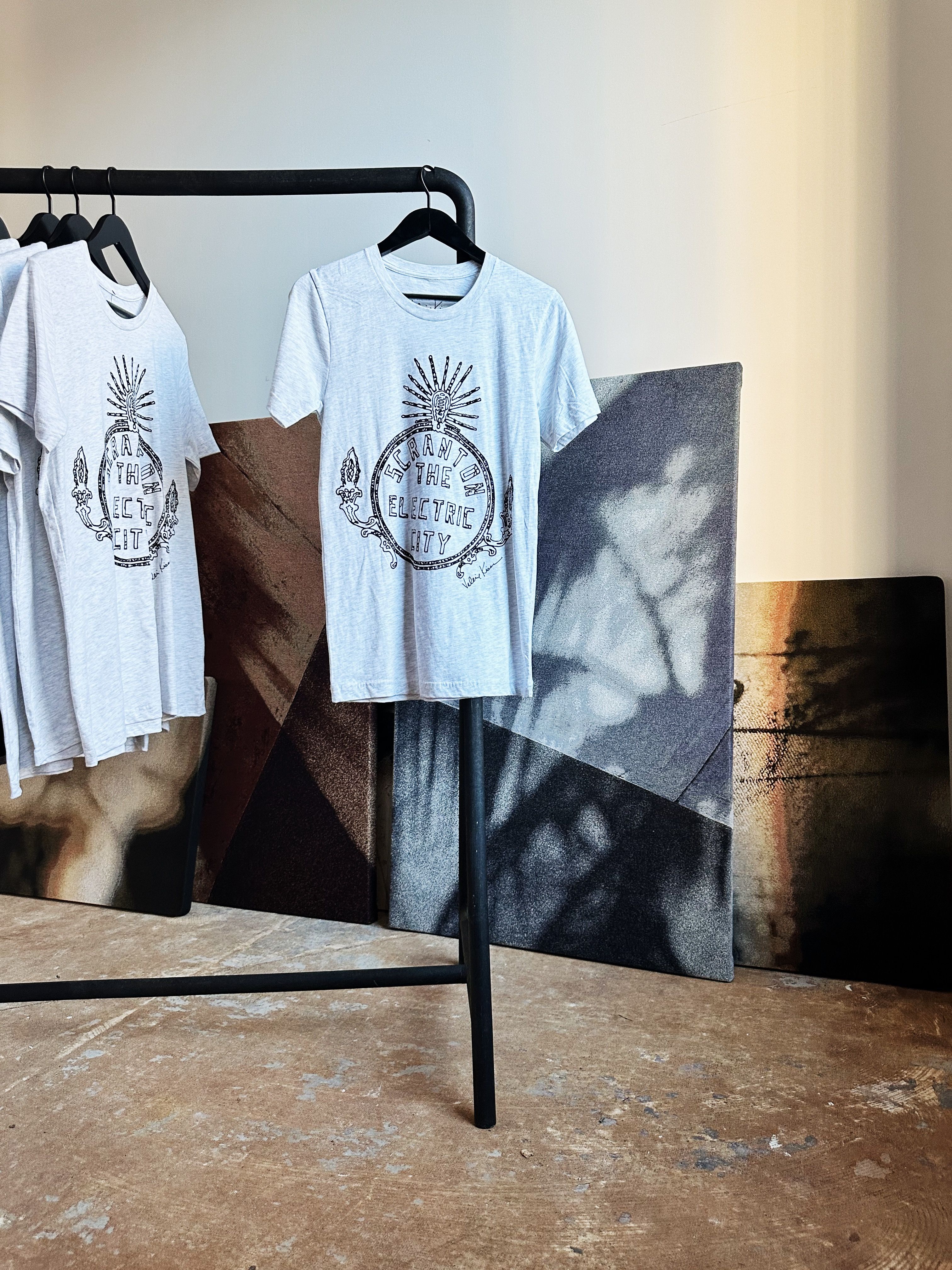 Electric City Unisex Grey T-shirt