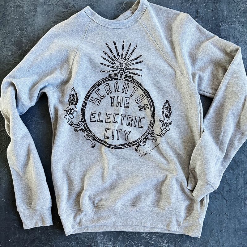 Electric City Grey Fleece Sweatshirt