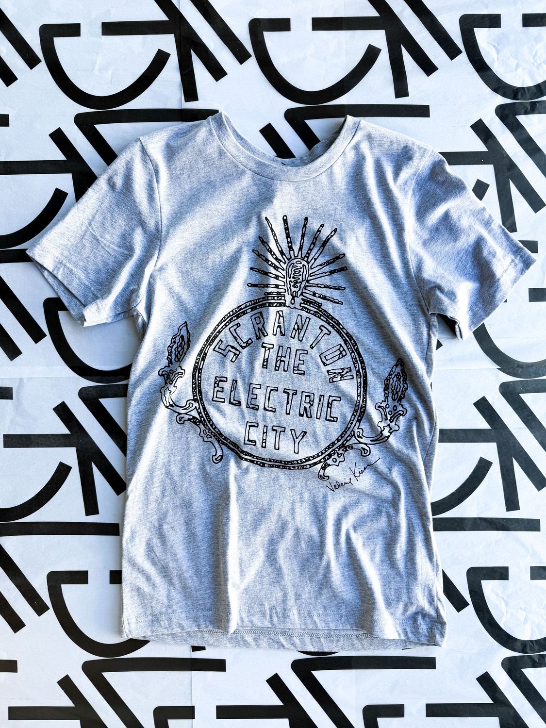 Electric City Unisex Grey T-shirt