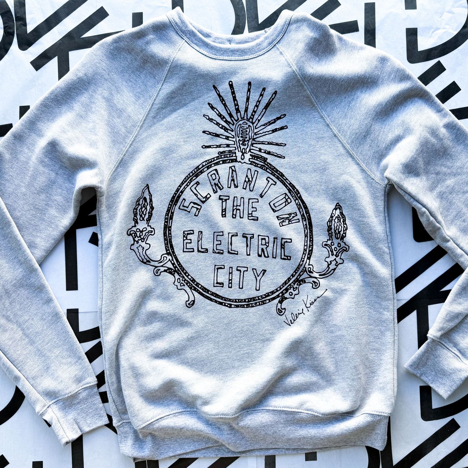 Electric City Grey Fleece Sweatshirt