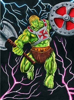 The Incredible He-Hulk - Original Artwork