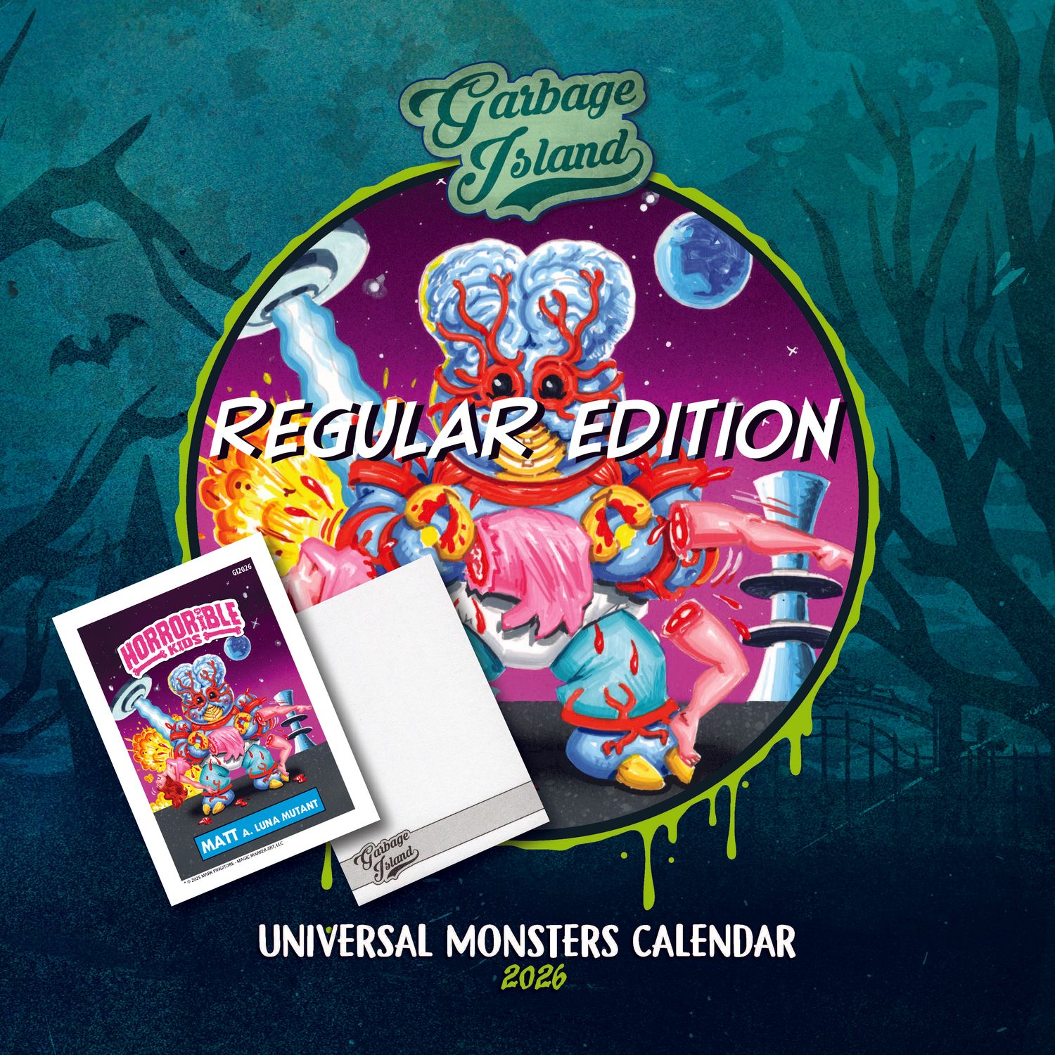 ***Black Friday Weekend Sale*** 2026 Garbage Island Wall Calendar (Regular Edition)