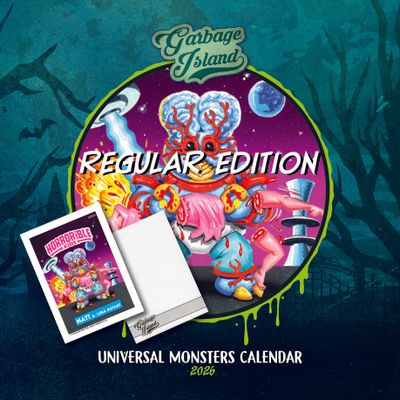 ***Black Friday Weekend Sale*** 2026 Garbage Island Wall Calendar (Regular Edition)