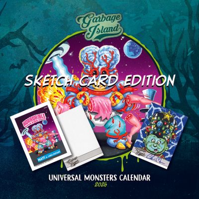 2026 Garbage Island Wall Calendar (Sketch Card Edition)