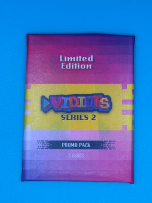 Vidiots Series 2 Promo Wax Pack.