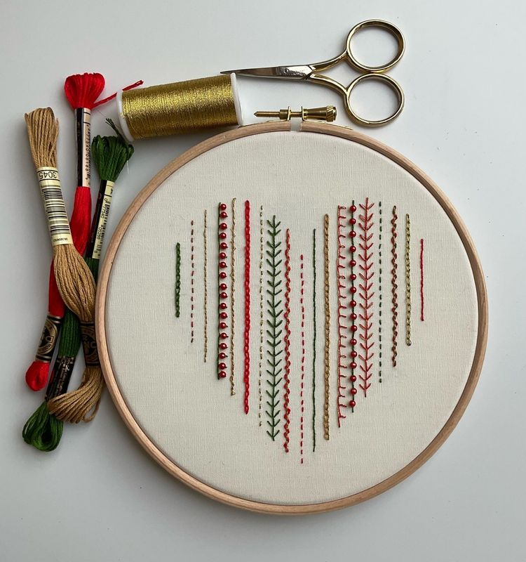 Christmas Hand Embroidery Workshop - Sunday 8th December