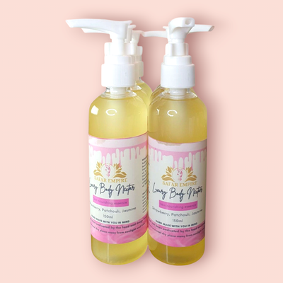 Luxurious Body Nectar Strawberry jasmine patchouli notes
