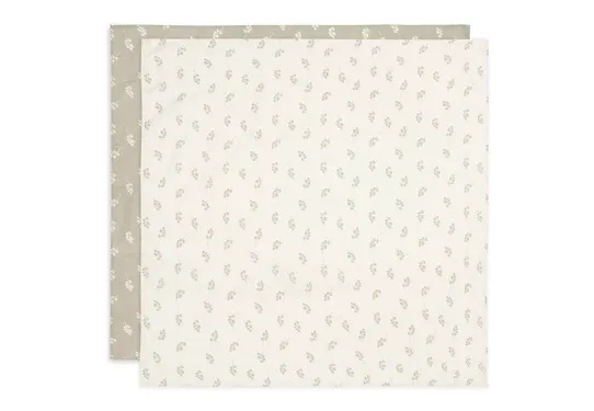 Πάνα Αγκαλιάς Μουσελίνα 115x115cm (2τμχ) - Twig Olive Green