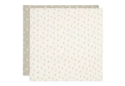 Πάνα Αγκαλιάς Μουσελίνα 115x115cm (2τμχ) - Twig Olive Green