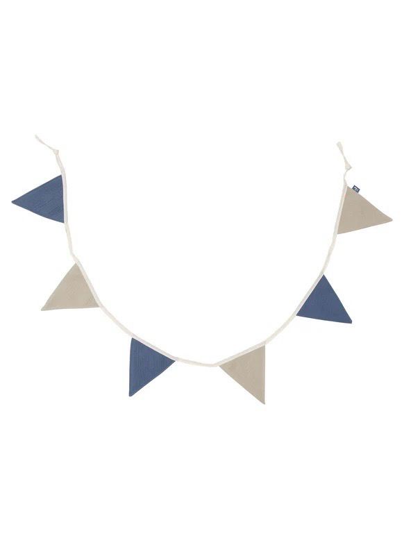Διακοσμητική Γιρλάντα 200x17cm, Jeans Blue/Olive Green