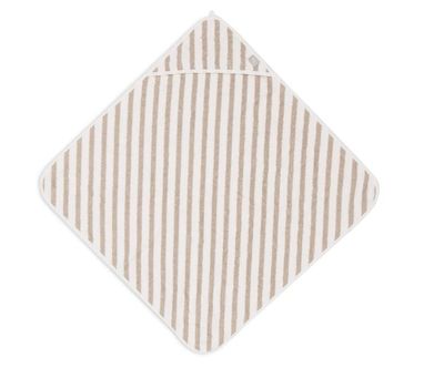 Πετσέτα Μπάνιου με Κουκούλα 75x75cm Stripe Terry - Olive Green