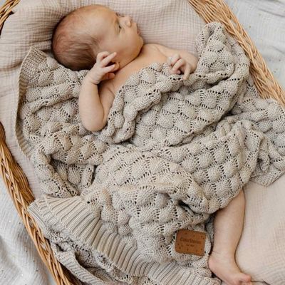 Βρεφική Κουβέρτα BAMBOO 80x100 Fema - Beige